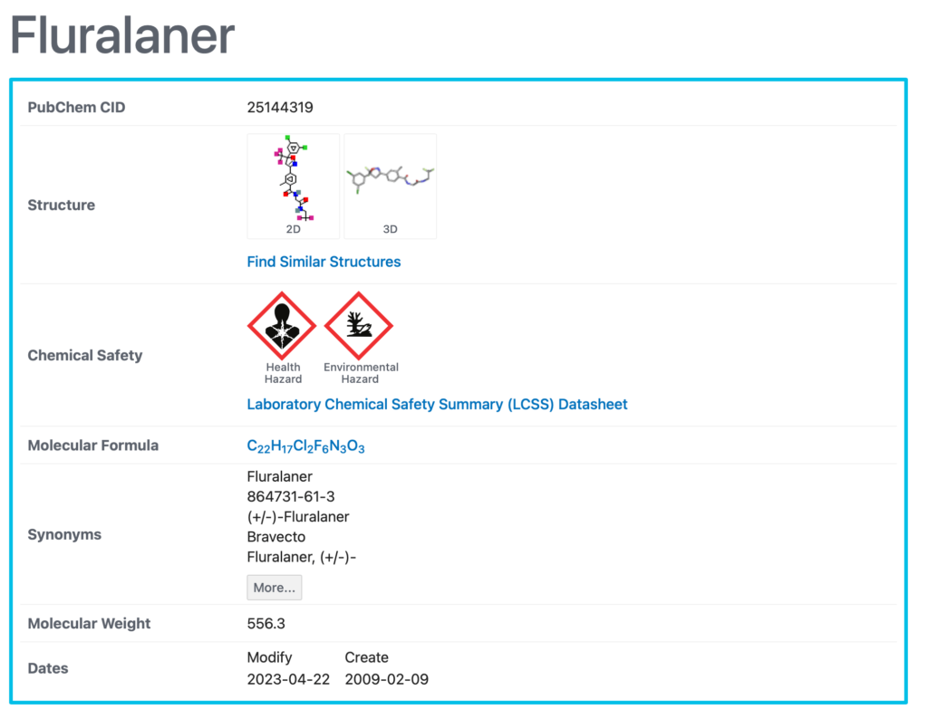 Fluralaner – účinná látka Bravecta