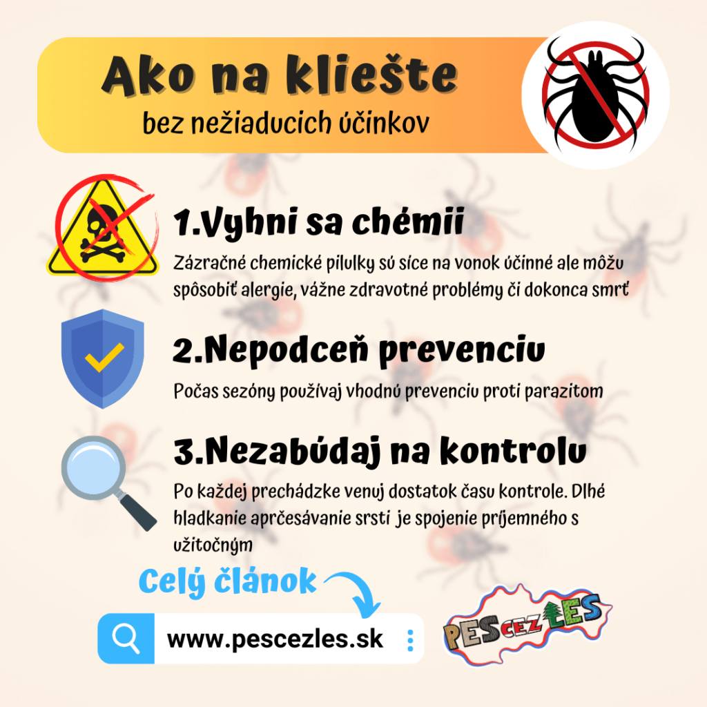 Záver – ochrana psa pred kliešťami